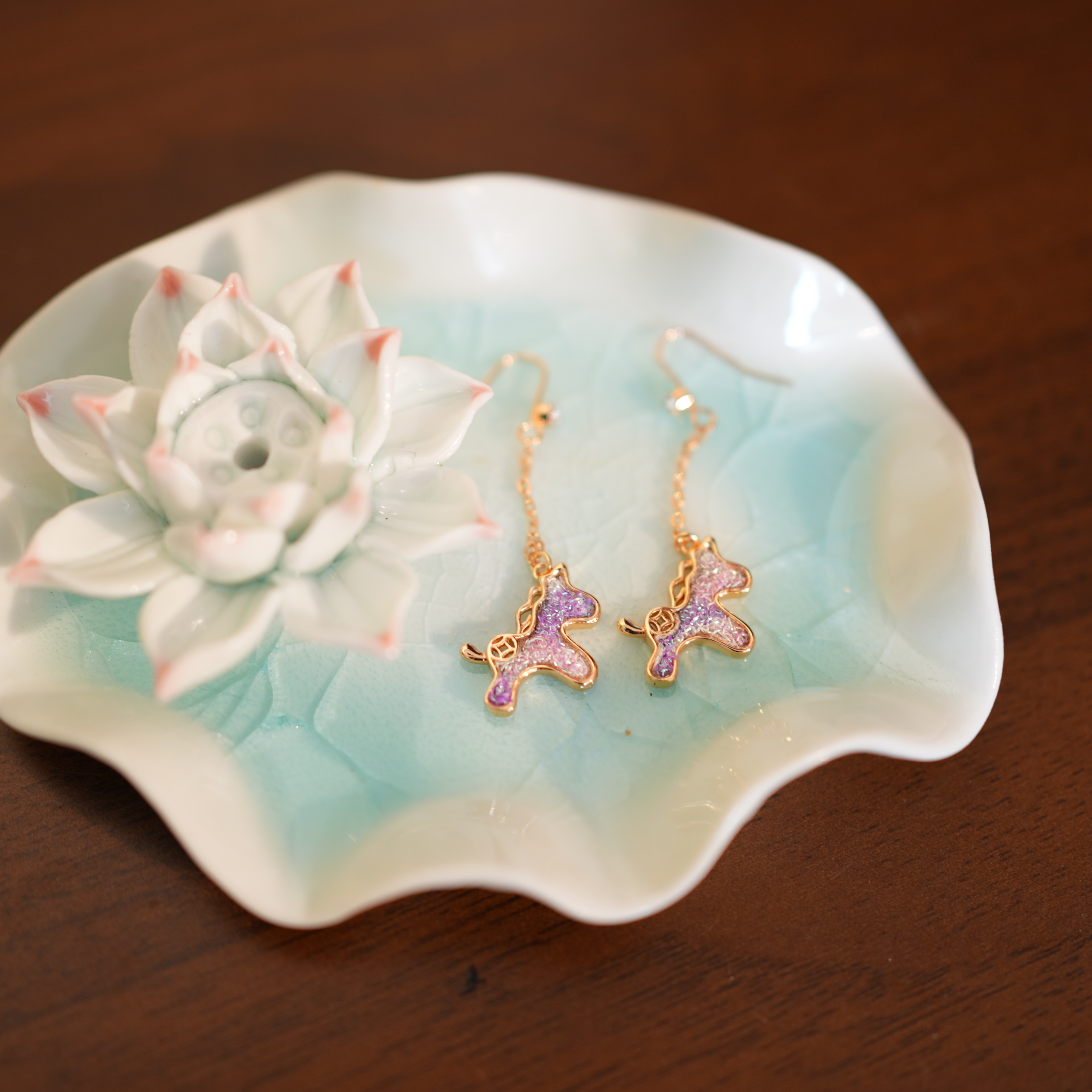 【马上有钱耳饰】非遗手工苏绣 国风仙女美物