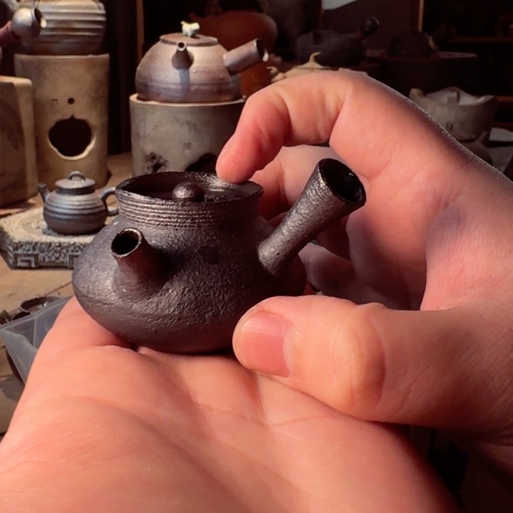 壶Z****6柴烧紫砂60cc泡茶壶全手工