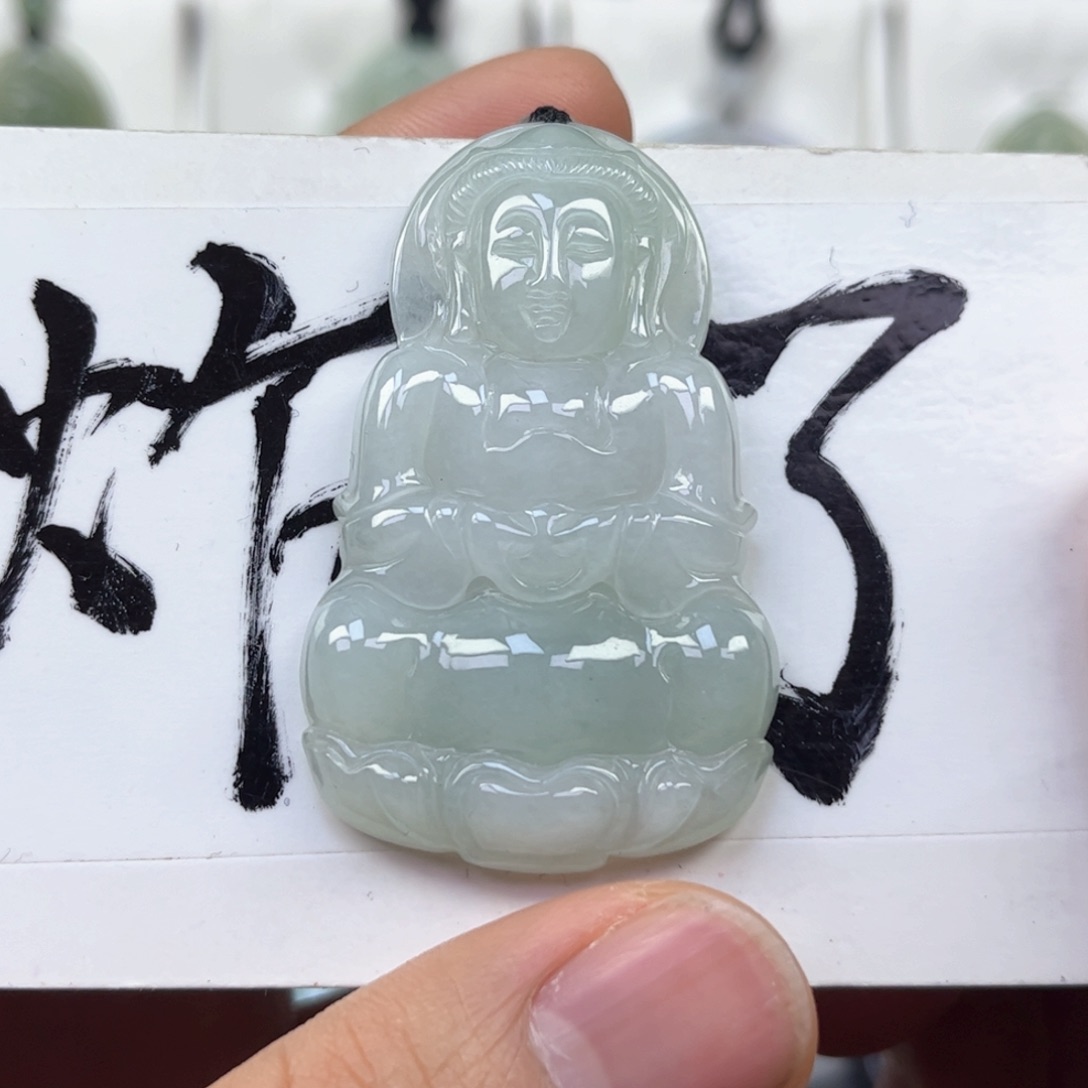 翡翠颈饰未镶嵌缅甸天然翡翠