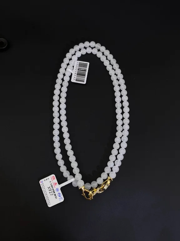 天然和田玉白玉三生三世手串