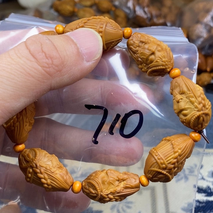 橄榄核手串/手链橄榄核雕工艺手串