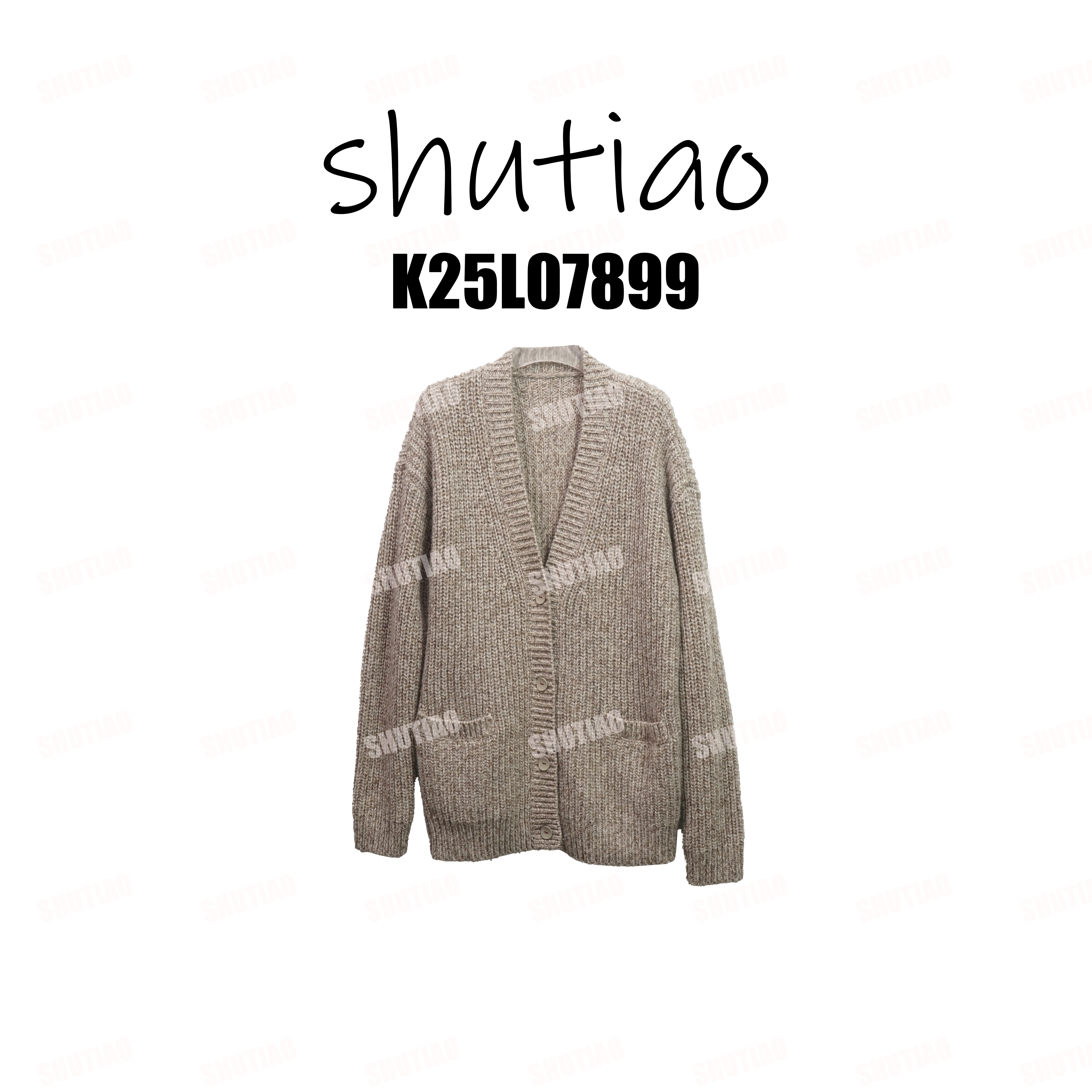 【SHUTIAO】2025冬季：新款小众设计款开衫K25L07899