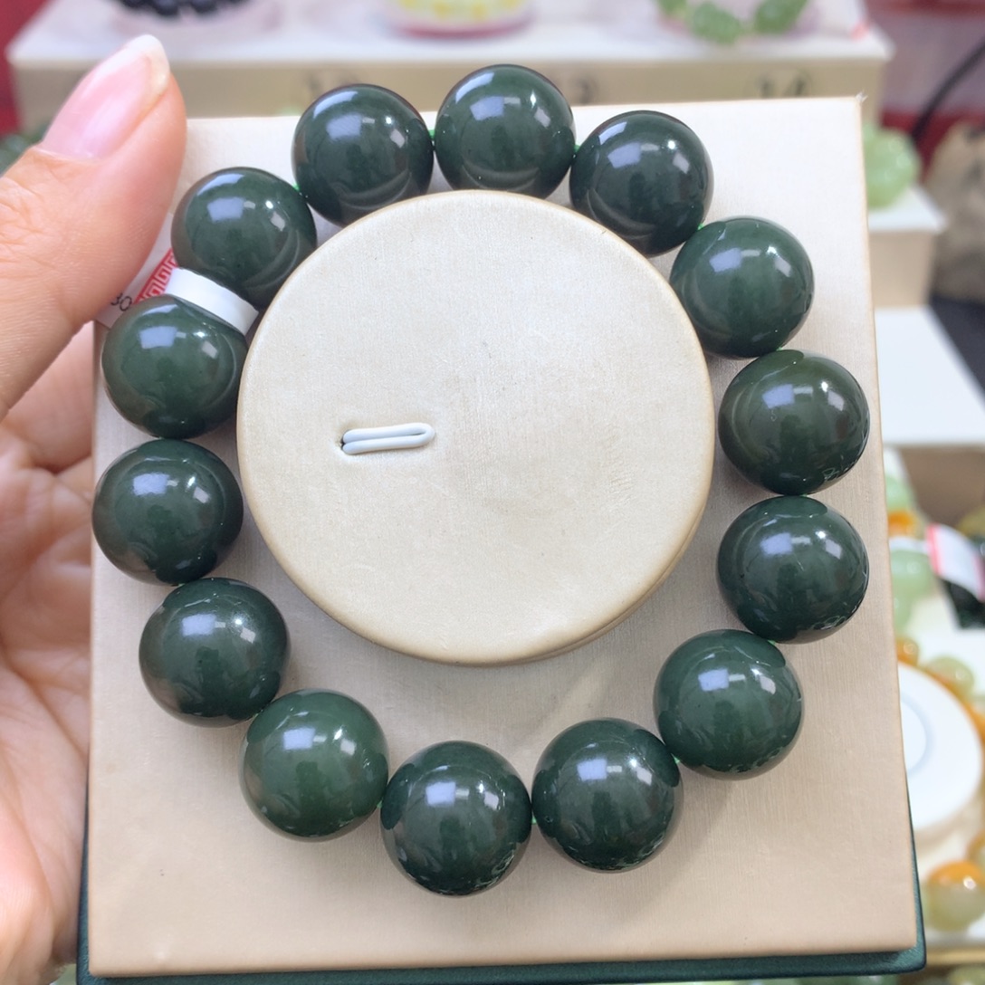 和田玉未镶嵌手链