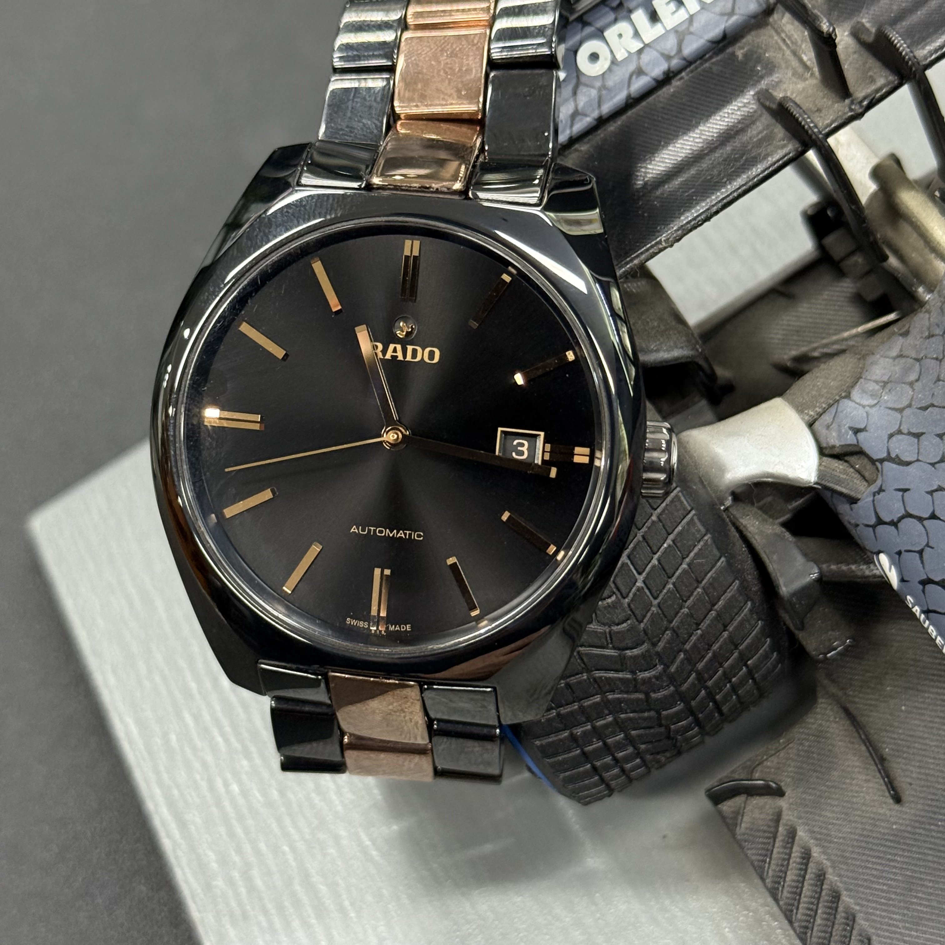 95新 Rado/雷达 皓星/自动机械/陶瓷/41mm/单表