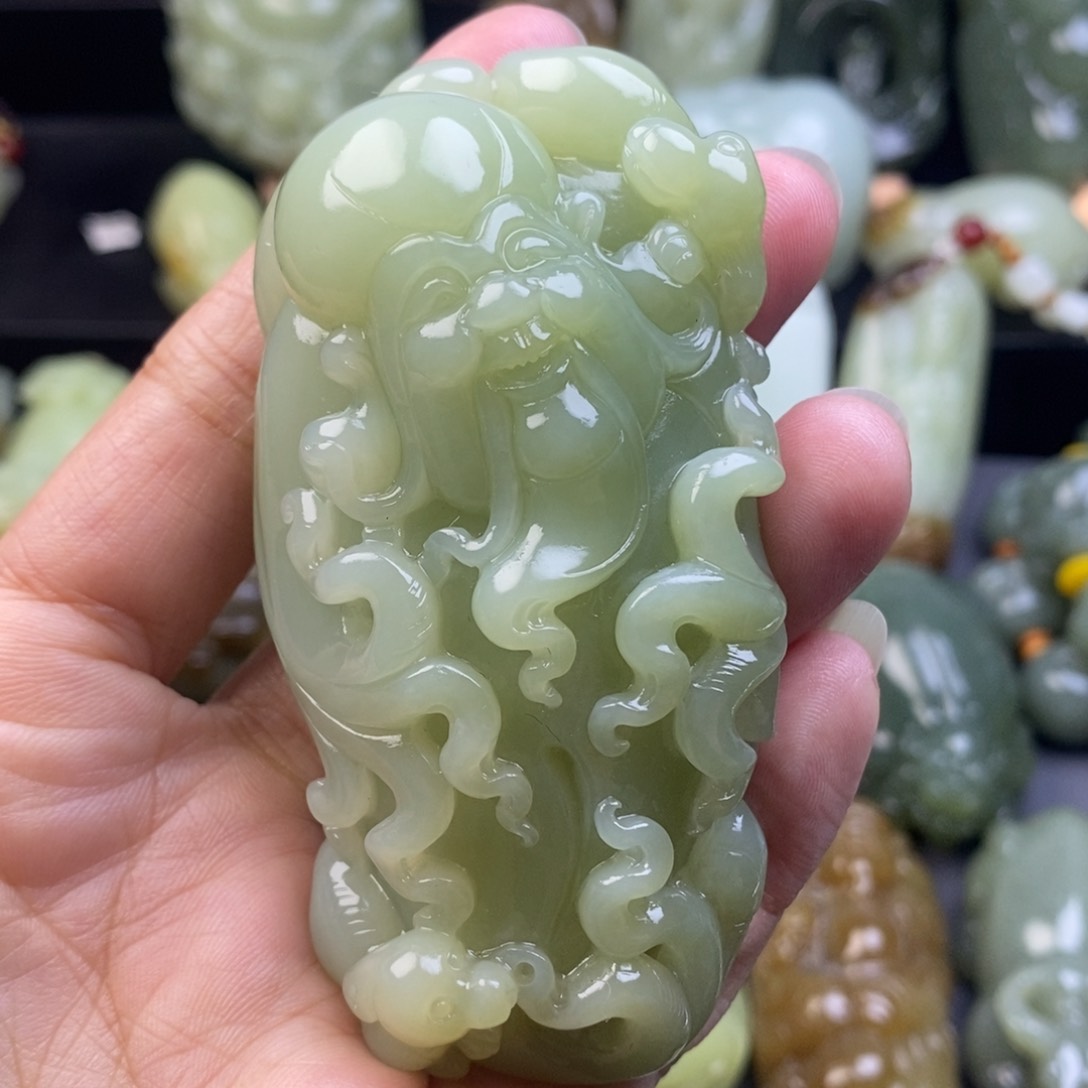 和田玉把件未镶嵌