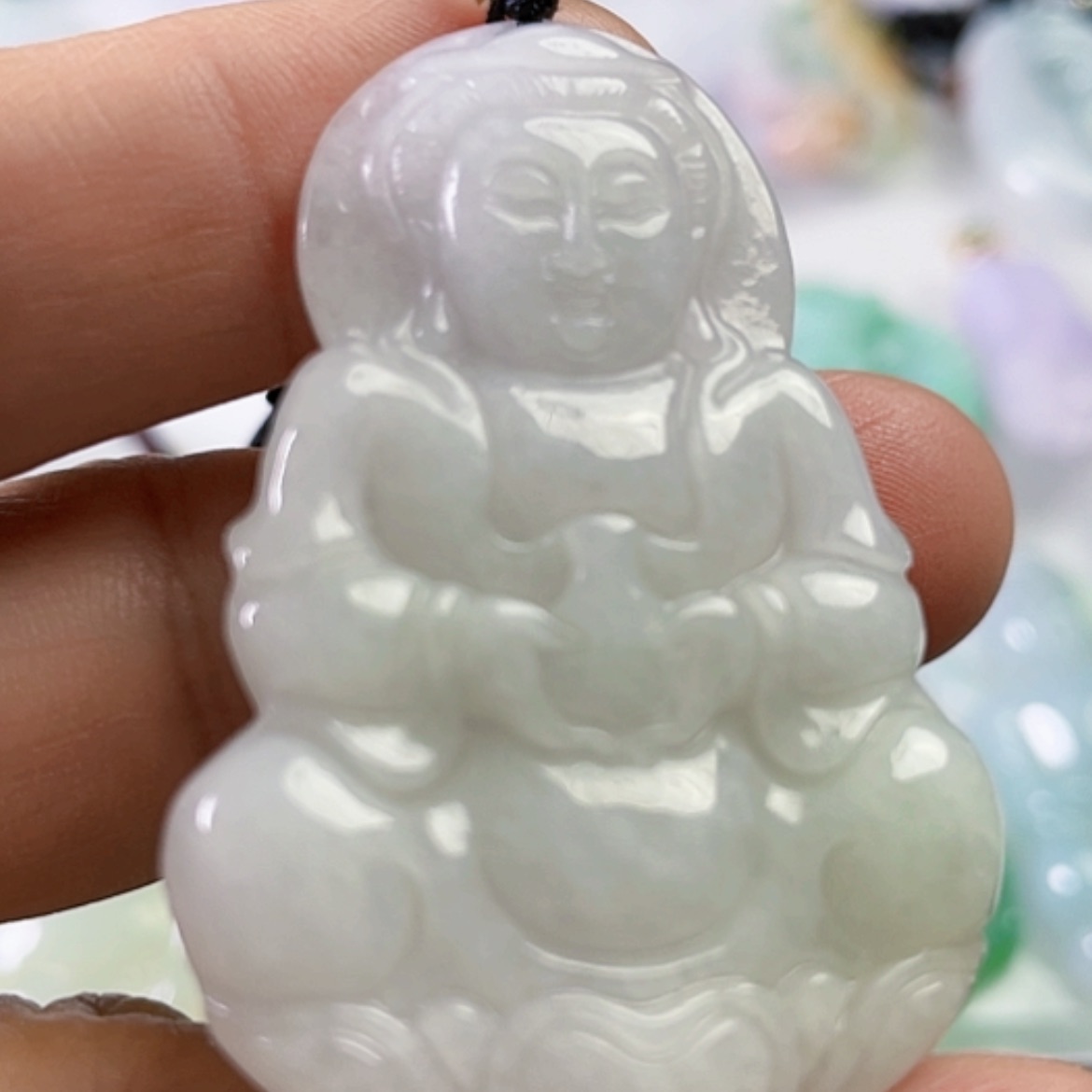 【闪购商品】翡翠颈饰未镶嵌天然翡翠吊坠