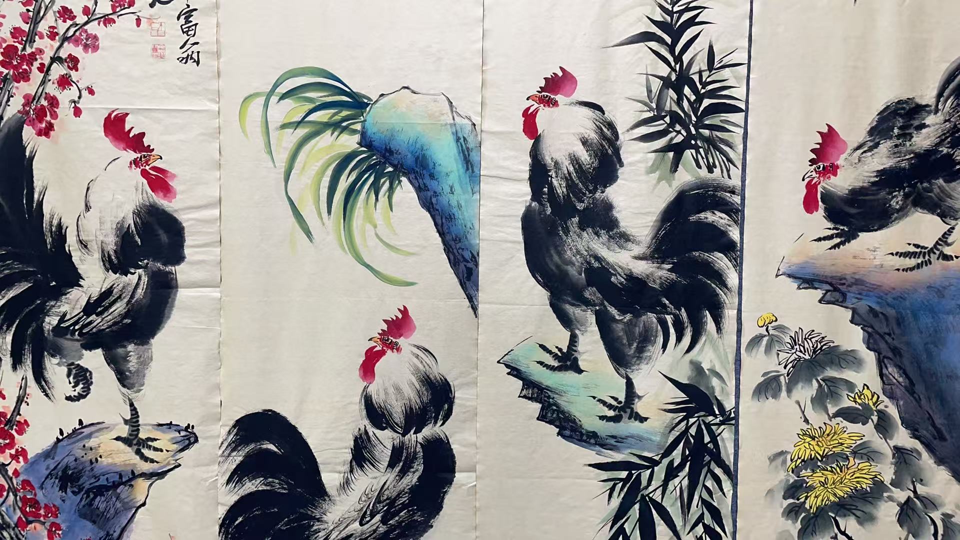 【松竹】精品四条屏装饰画通用链接