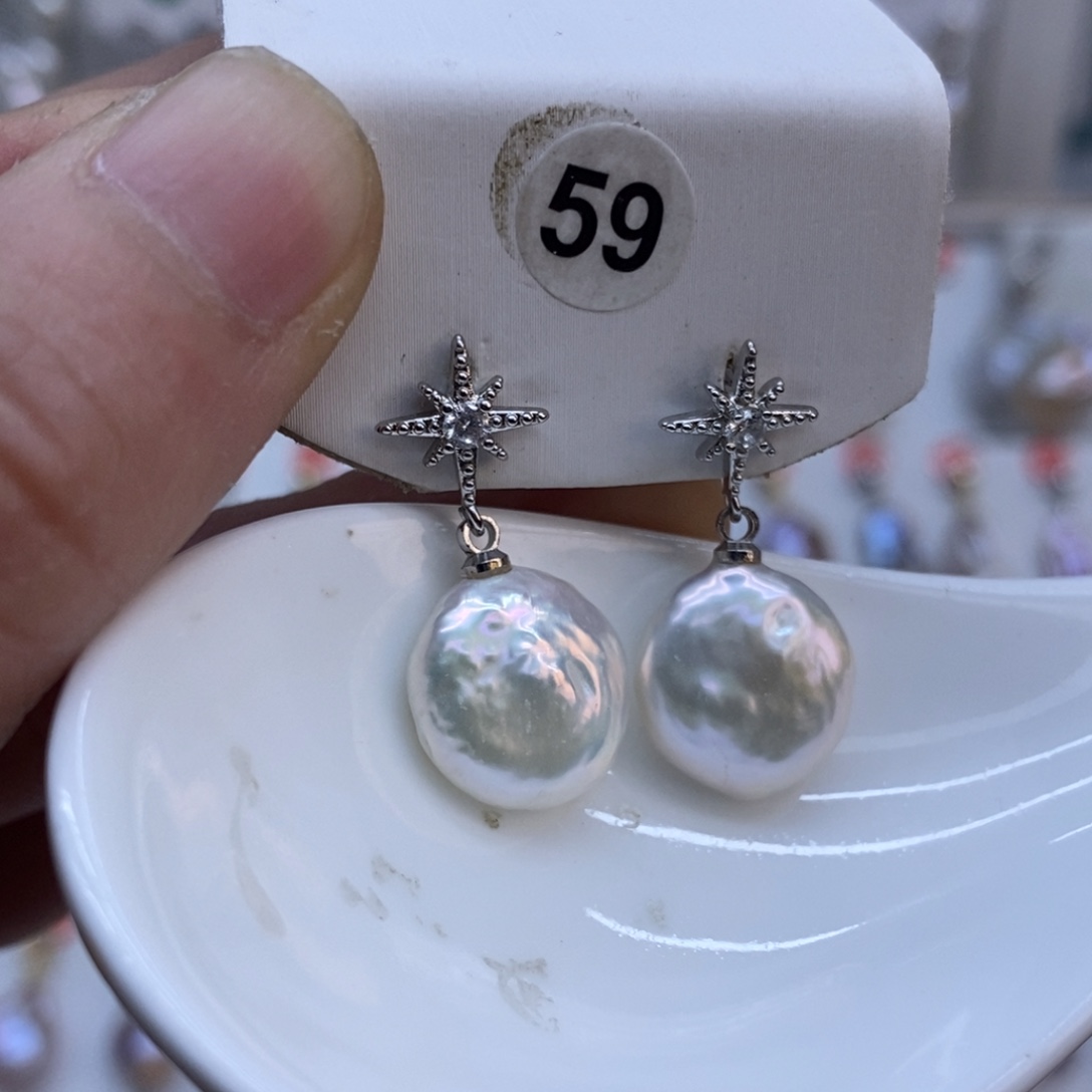 淡水珍珠未镶嵌美丽哦哦哦