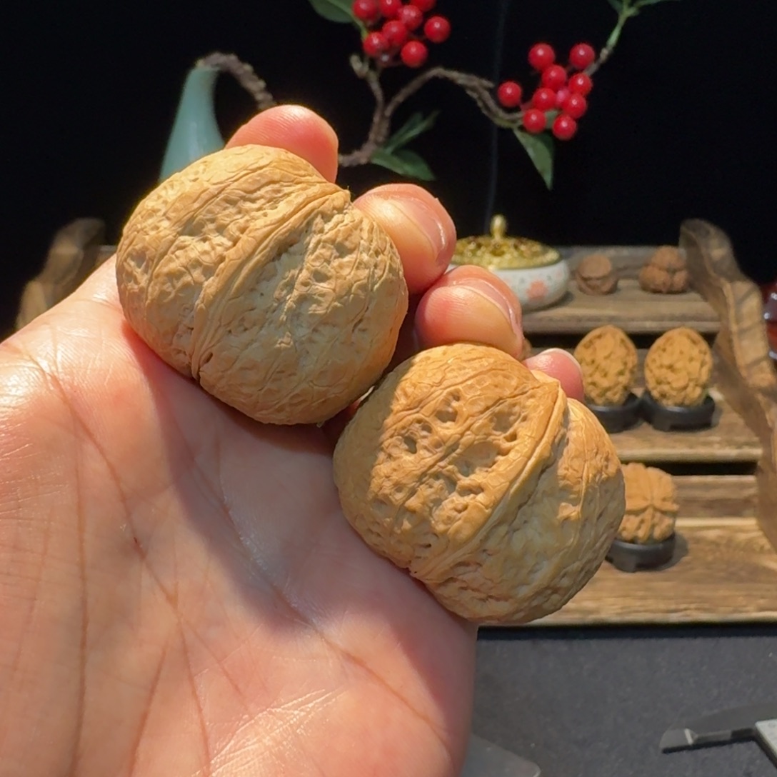 晚****文玩核桃把件云南铁核桃52