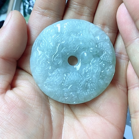 翡翠颈饰未镶嵌天然缅甸翡翠a货