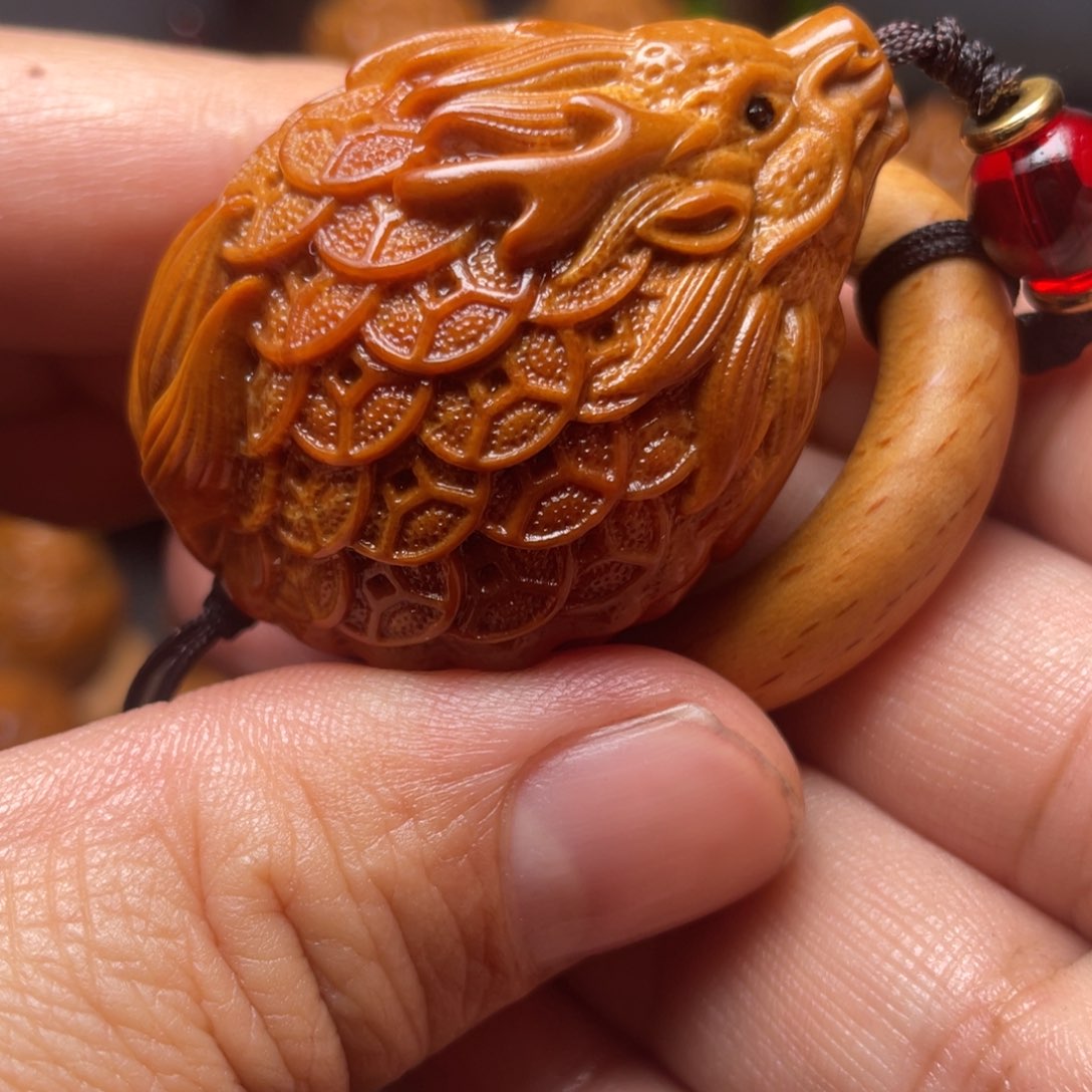 橄榄核手串/手链金币龙龟单子指环穿配3.7左右