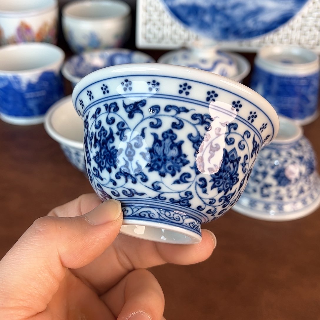 杯景德镇全手工手绘陶瓷