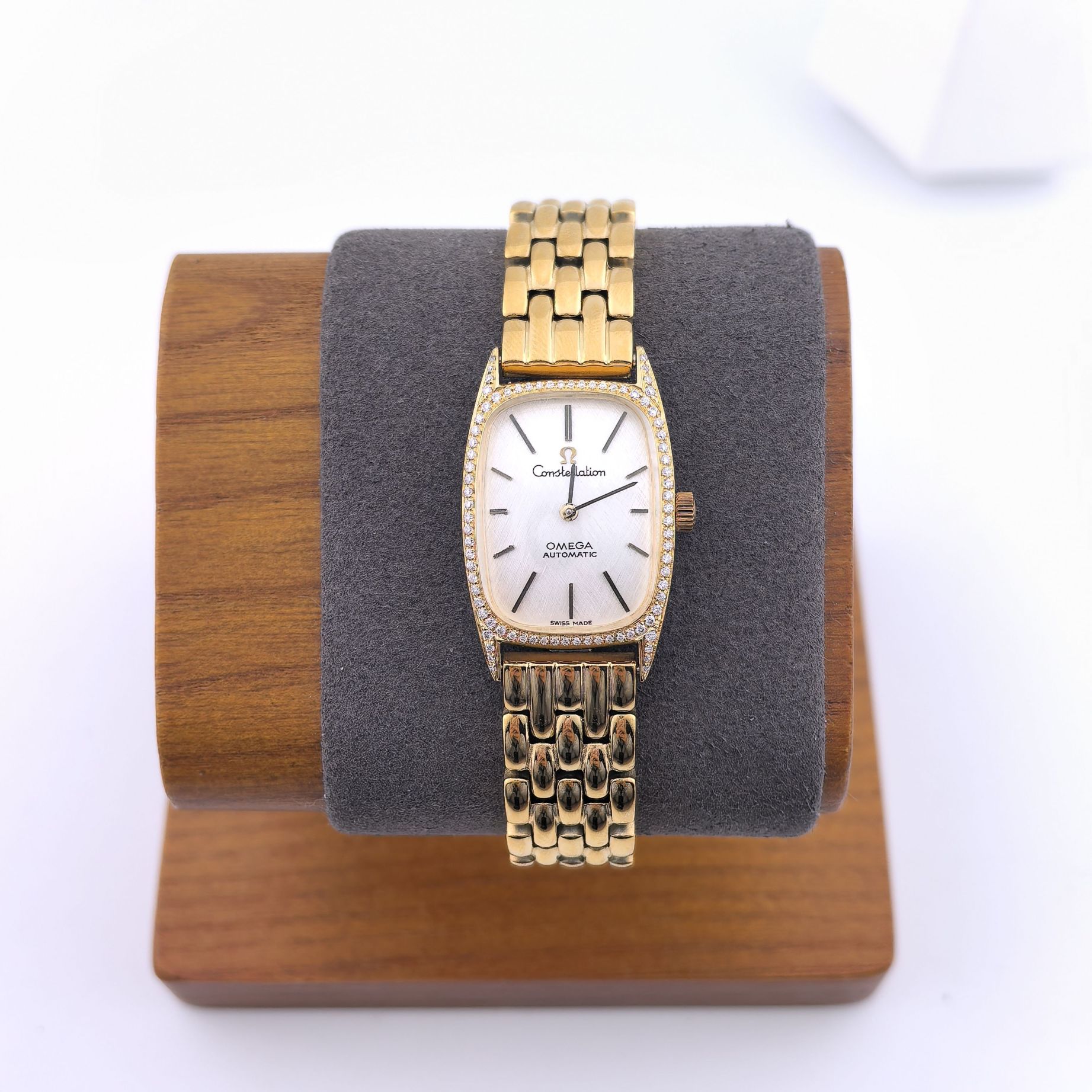 95新 Omega/欧米茄 中古欧米茄女表/自动机械/表经19*24mm/02040