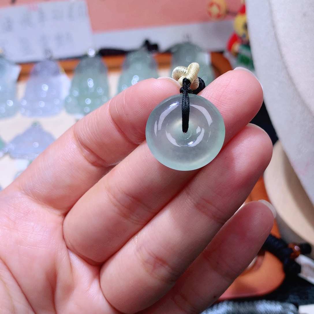 颈饰未镶嵌翡翠扣子19.5*5.5