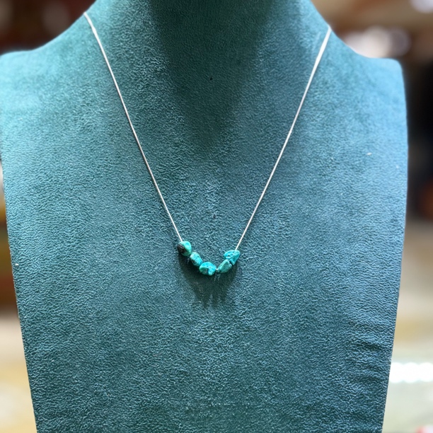 吊坠925银 格勒藏饰 足银925银链独特设计项链