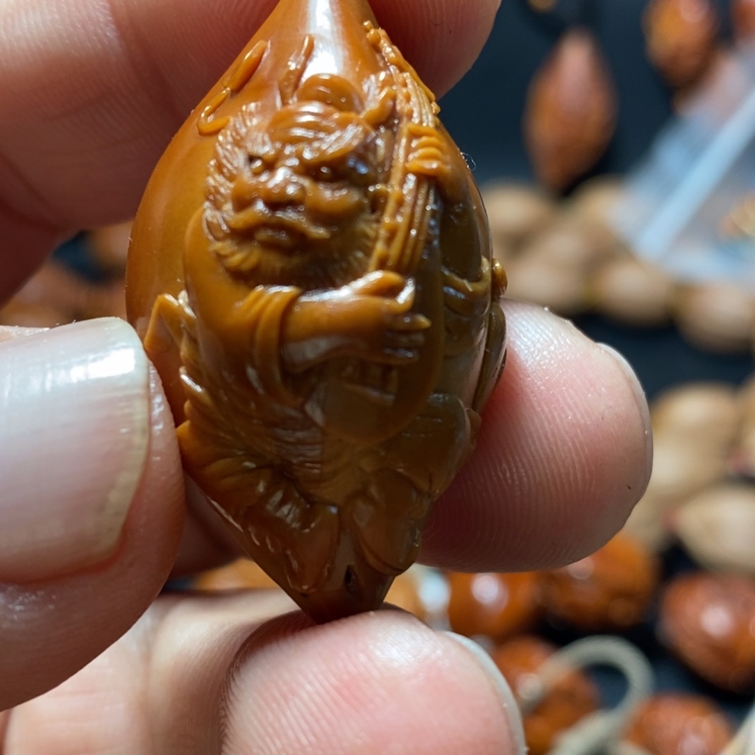 橄榄核手串/手链?***k橄榄核钟馗22纯手工假一赔四
