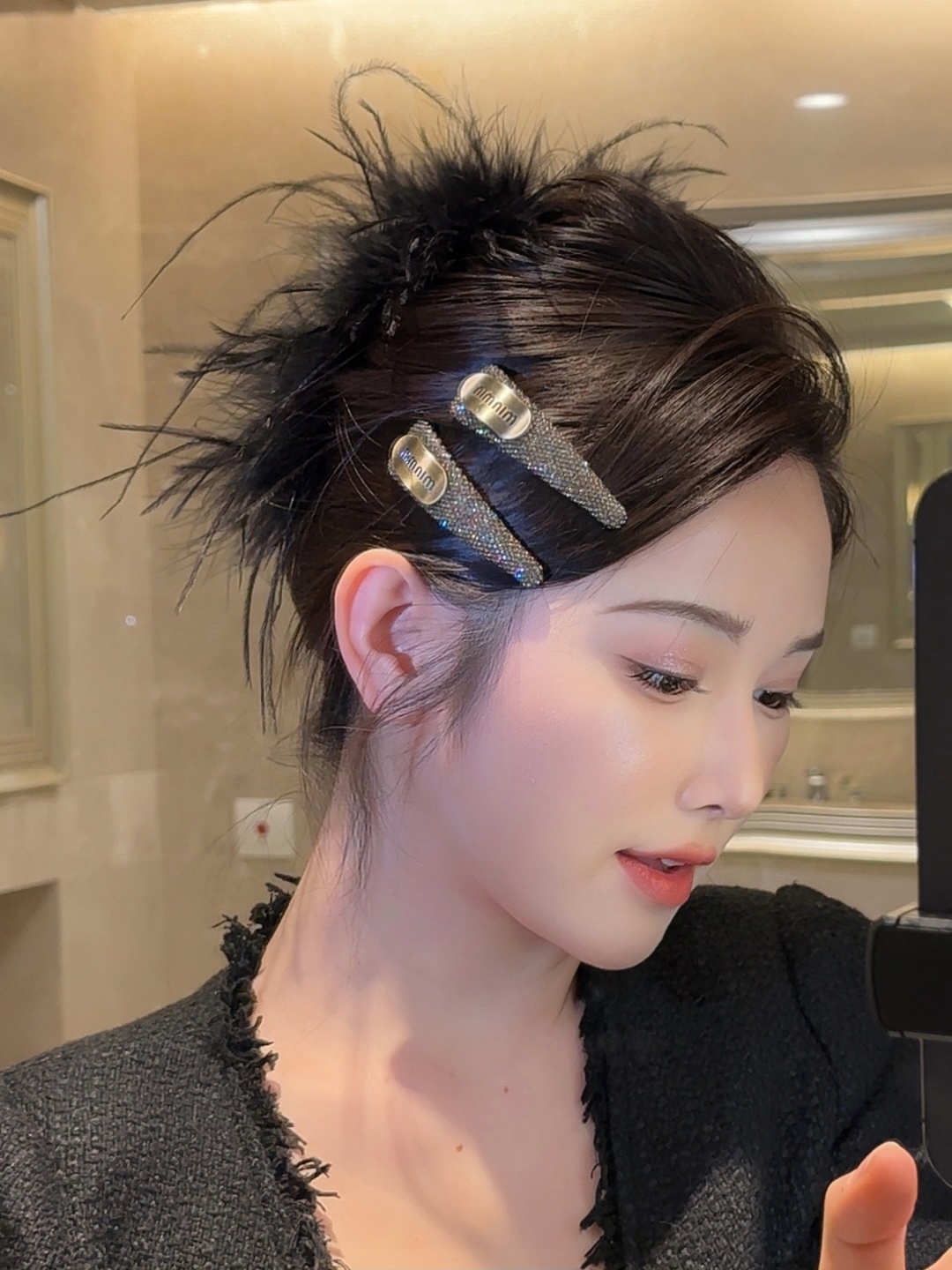 【缪系BB夹】满天星碎发夹精致高级感发夹字母单只装掰掰夹3254