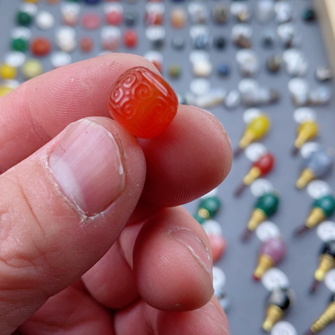 玛瑙/玉髓森柏珠宝饰品未镶嵌