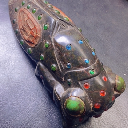 白玉菩提吊坠摆件