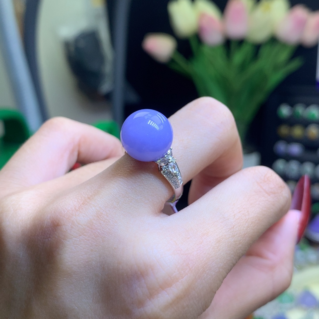 翡翠颈饰18K金镶嵌天然