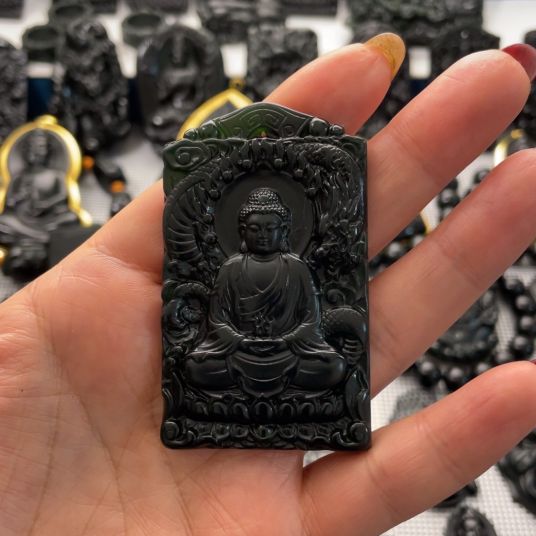 蛇纹石玉吊坠未镶嵌c*