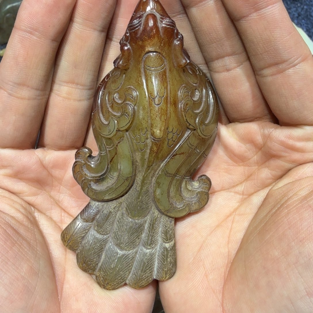 和田玉挂件未镶嵌形****子