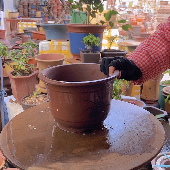 紫砂宜兴紫砂花盆14