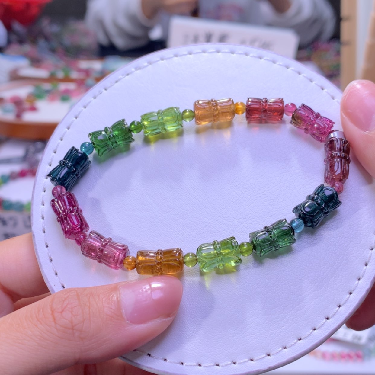 【闪购商品】未镶嵌手串碧玺7.3mm左右