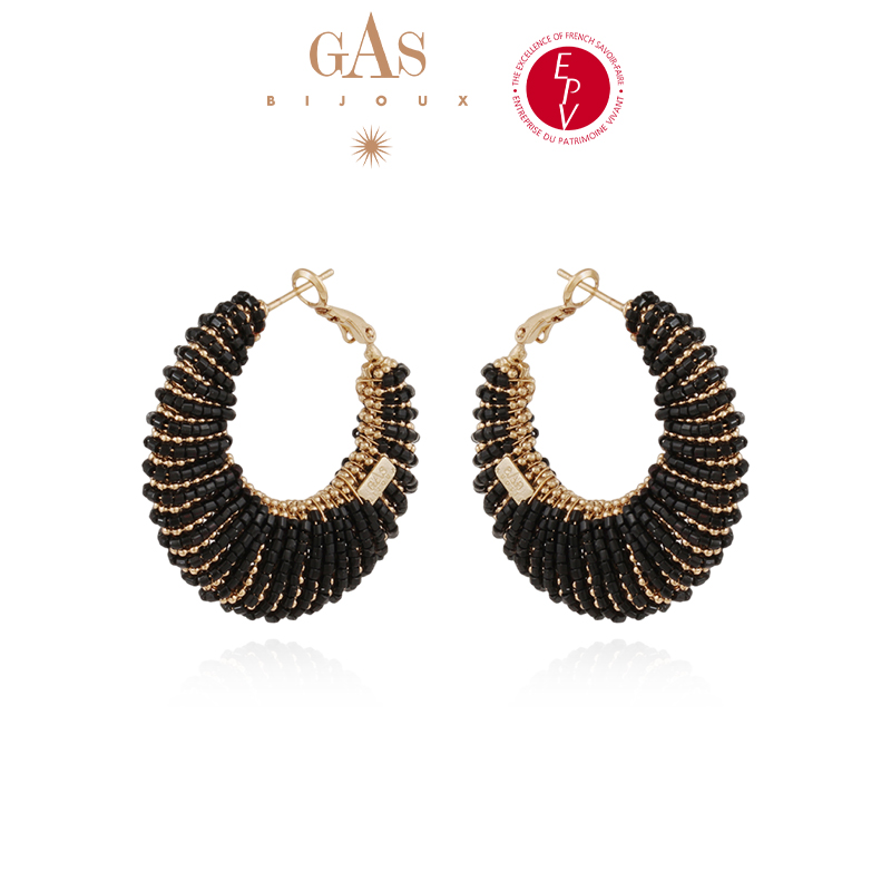 AZLOOK 耳环【法国进口】GAS BIJOUX秘境系列耳环-黑色