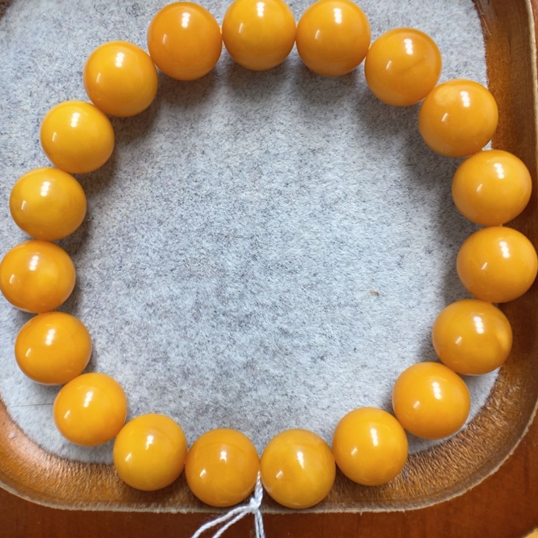 蜜蜡手串未镶嵌蜜蜡