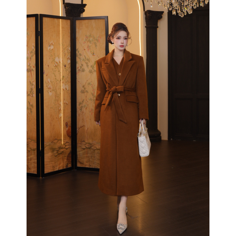 2店-058【温迪专属】高端羊毛 轻奢秋冬大衣myx2294