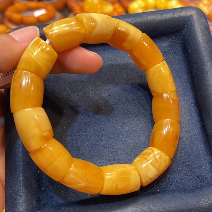 琥珀手链未镶嵌蜜蜡