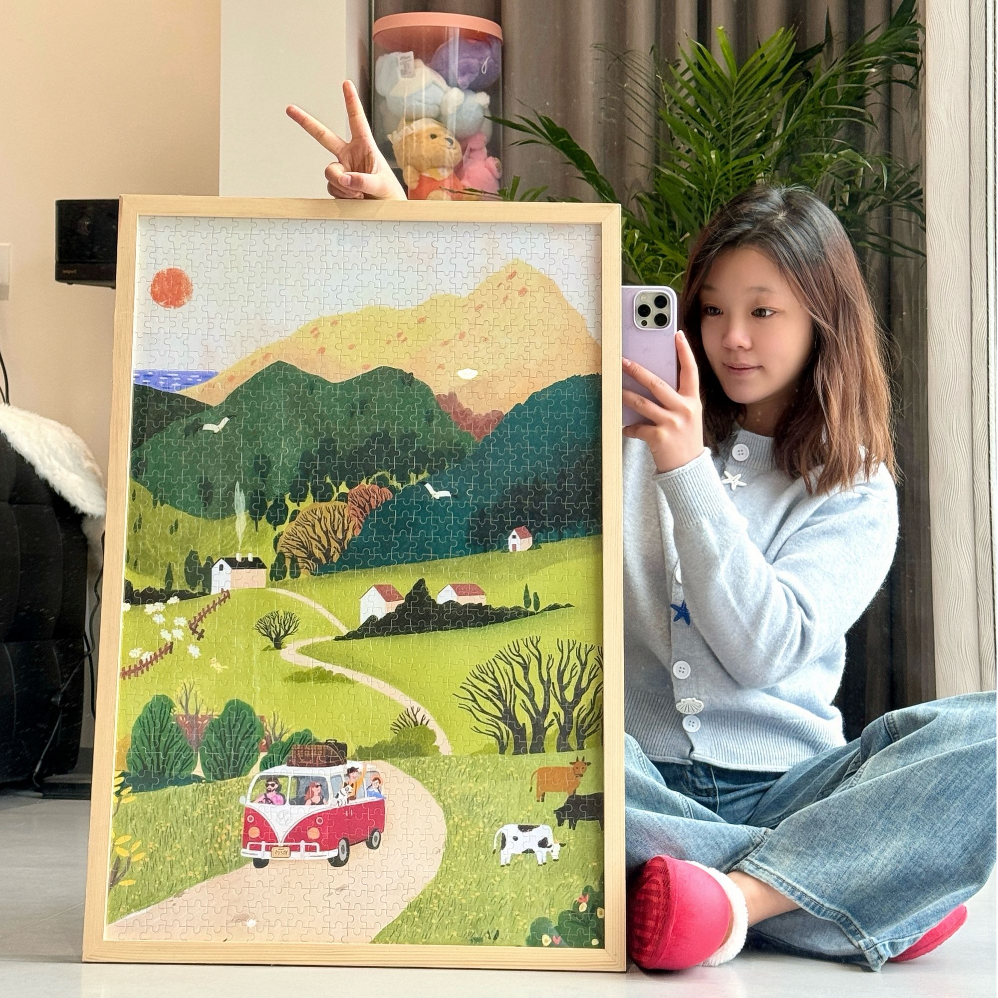 Ezz图韵小铺正品《田园旅韵》300/500/1000高清木质拼图