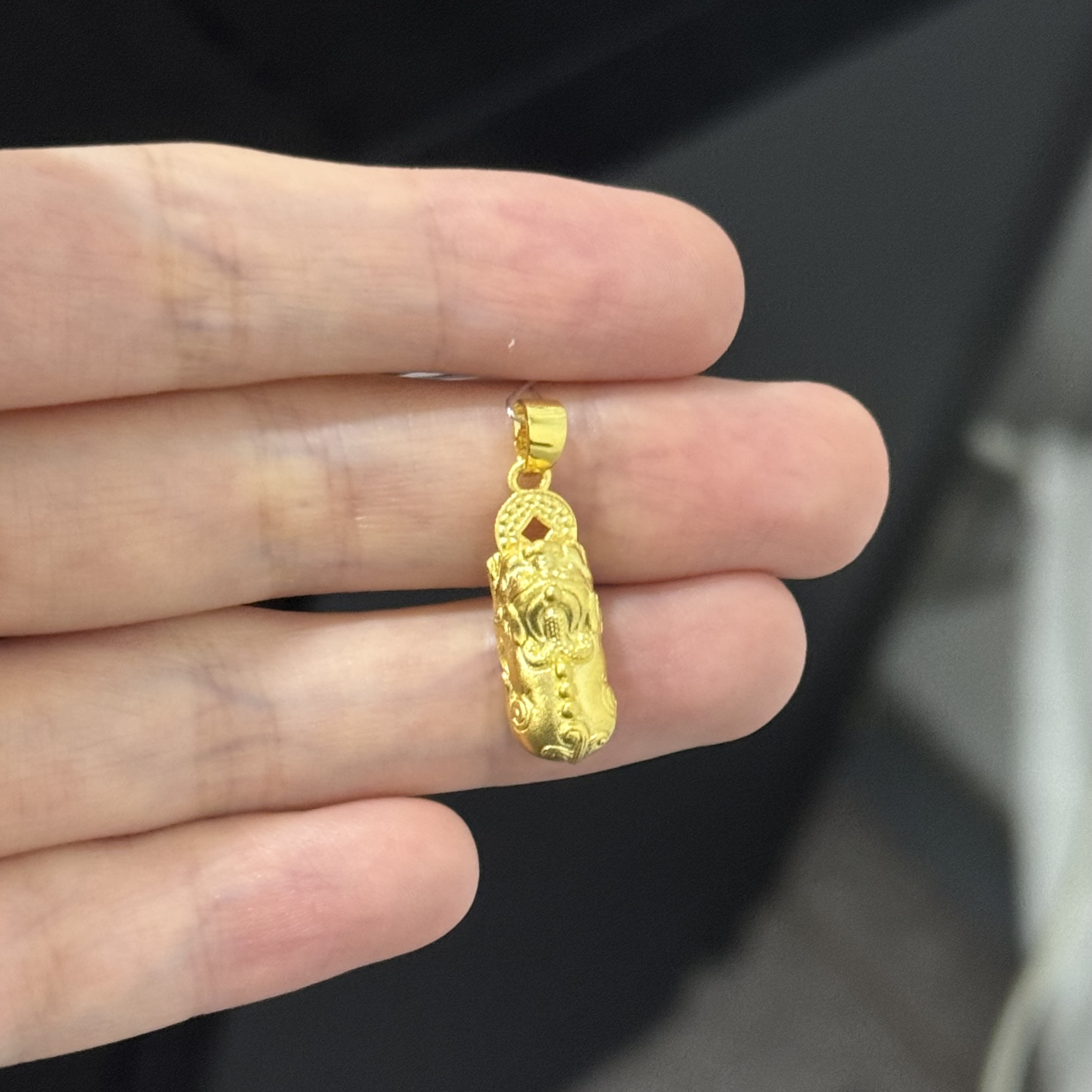 00福利-貔貅吊坠足金999 经典百搭大气时尚ins风