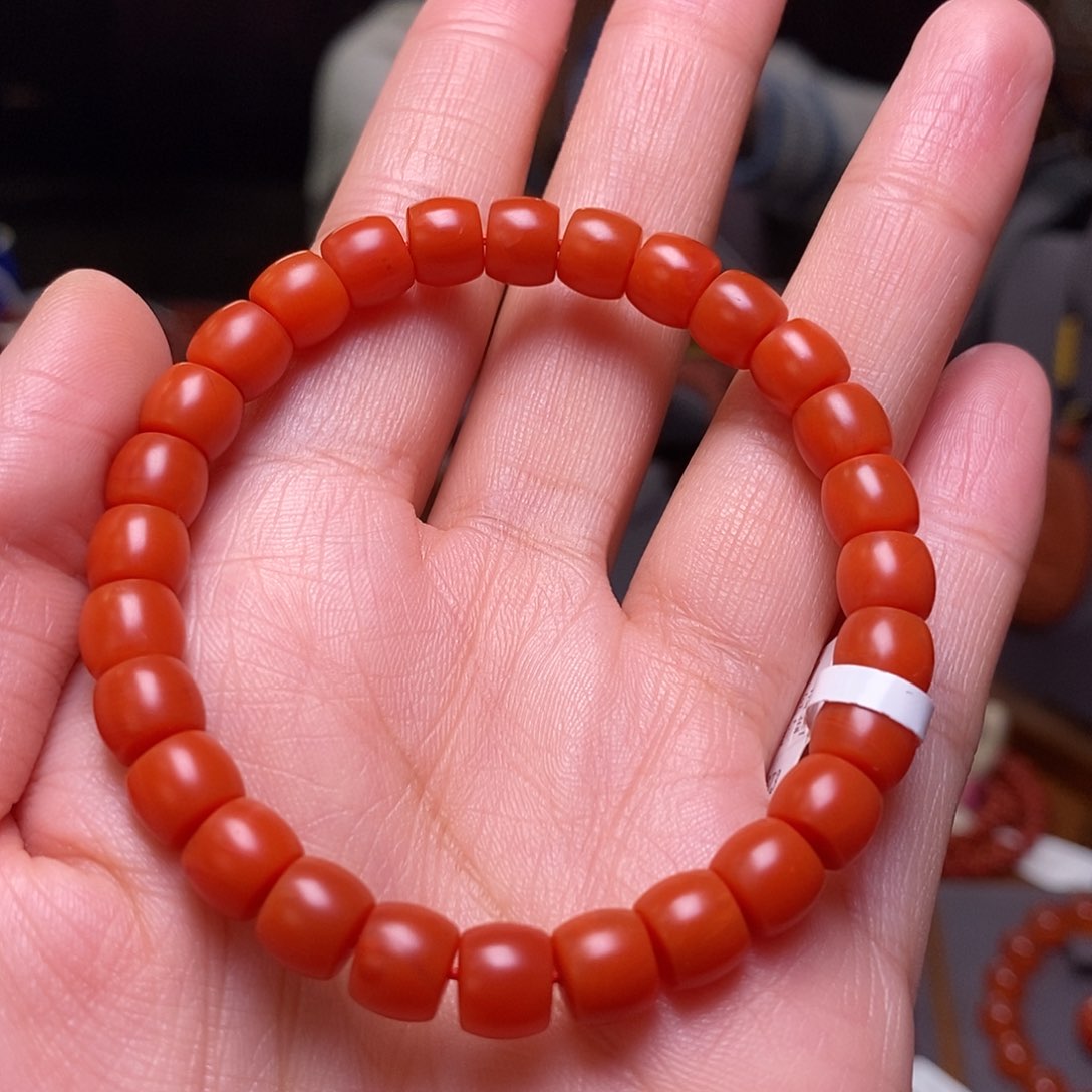 南红玛瑙单圈7mm未镶嵌