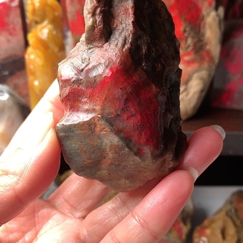 昌化石昌化鸡血石原石