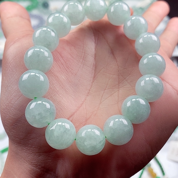 翡翠手链未镶嵌卡13