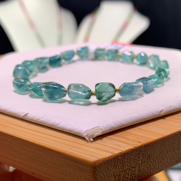 双色碧玺手链未镶嵌