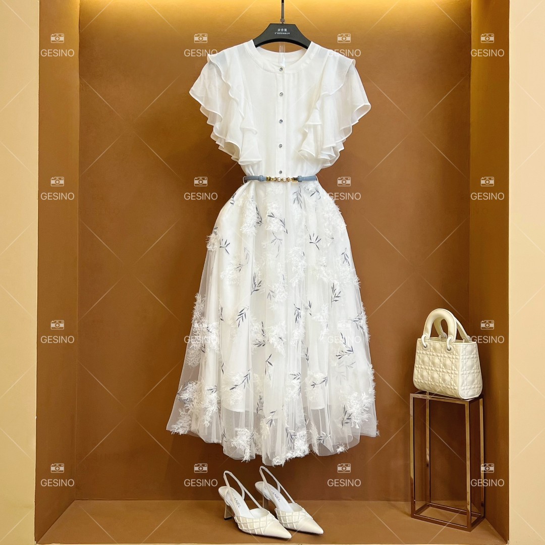 【GG】春夏丨设计师款轻奢气质女装连衣裙CX-2024275