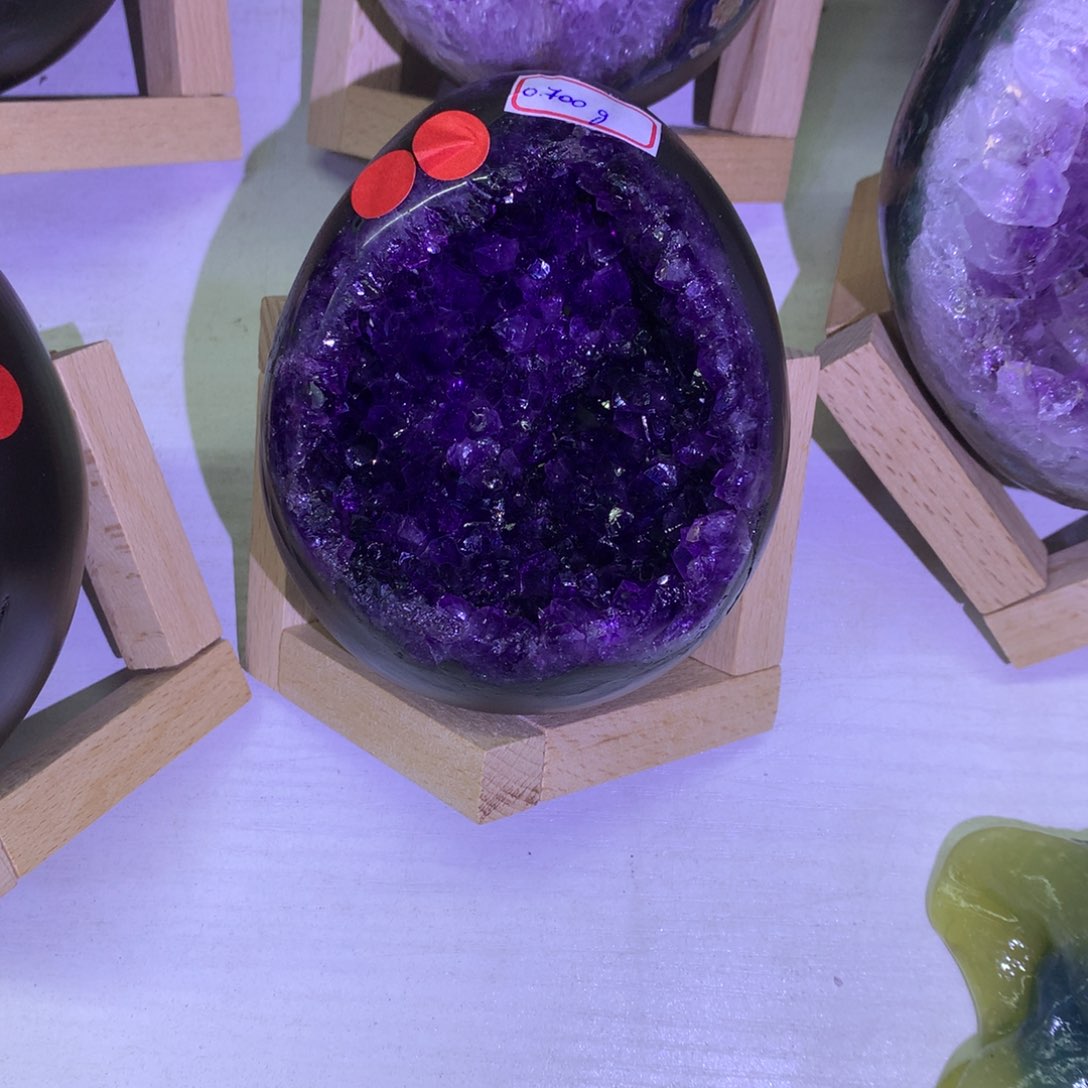 紫晶摆件未镶嵌莹