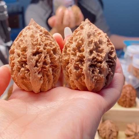 桃核把件东北秋子32