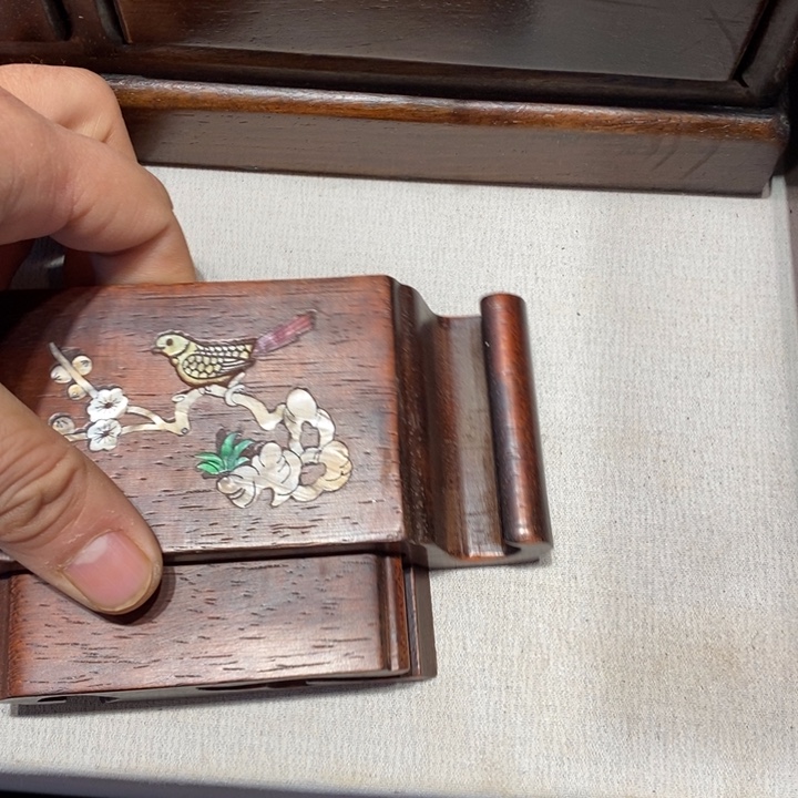 木手机支架花鸟木木