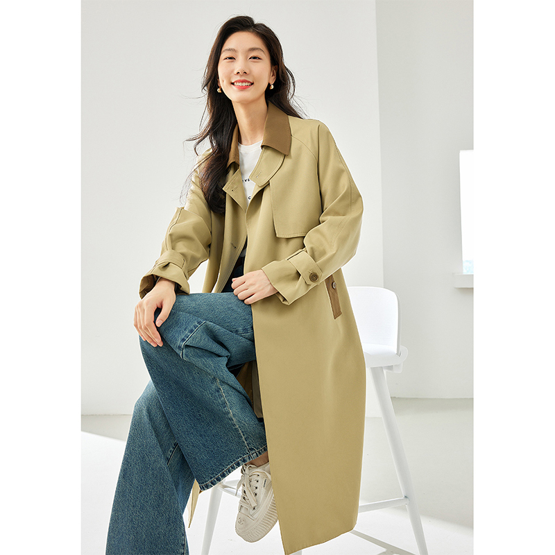 *时尚英伦风衣外套女高级感小个子大衣M5698/M8828
