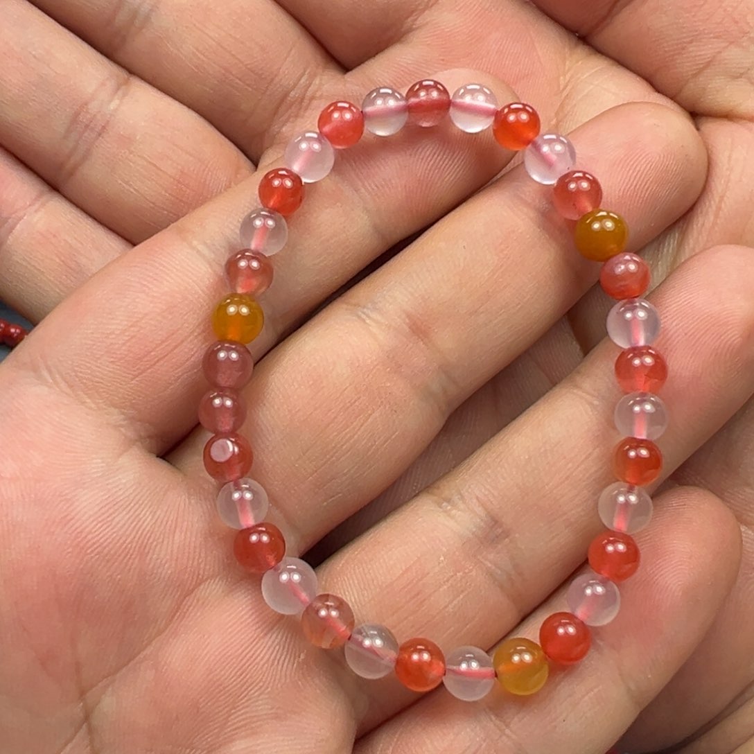 南红玛瑙多宝手串未镶嵌