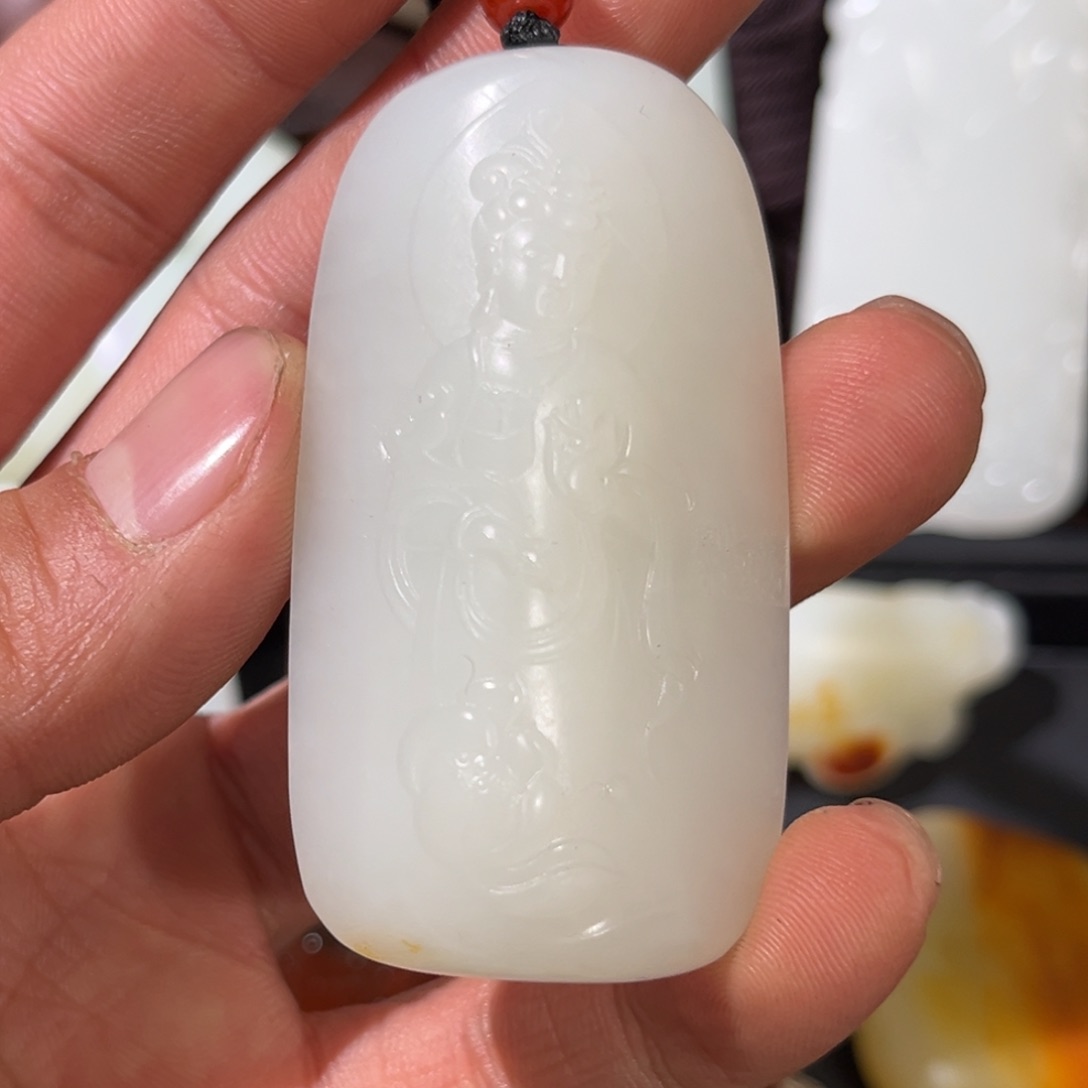 和田玉挂件未镶嵌