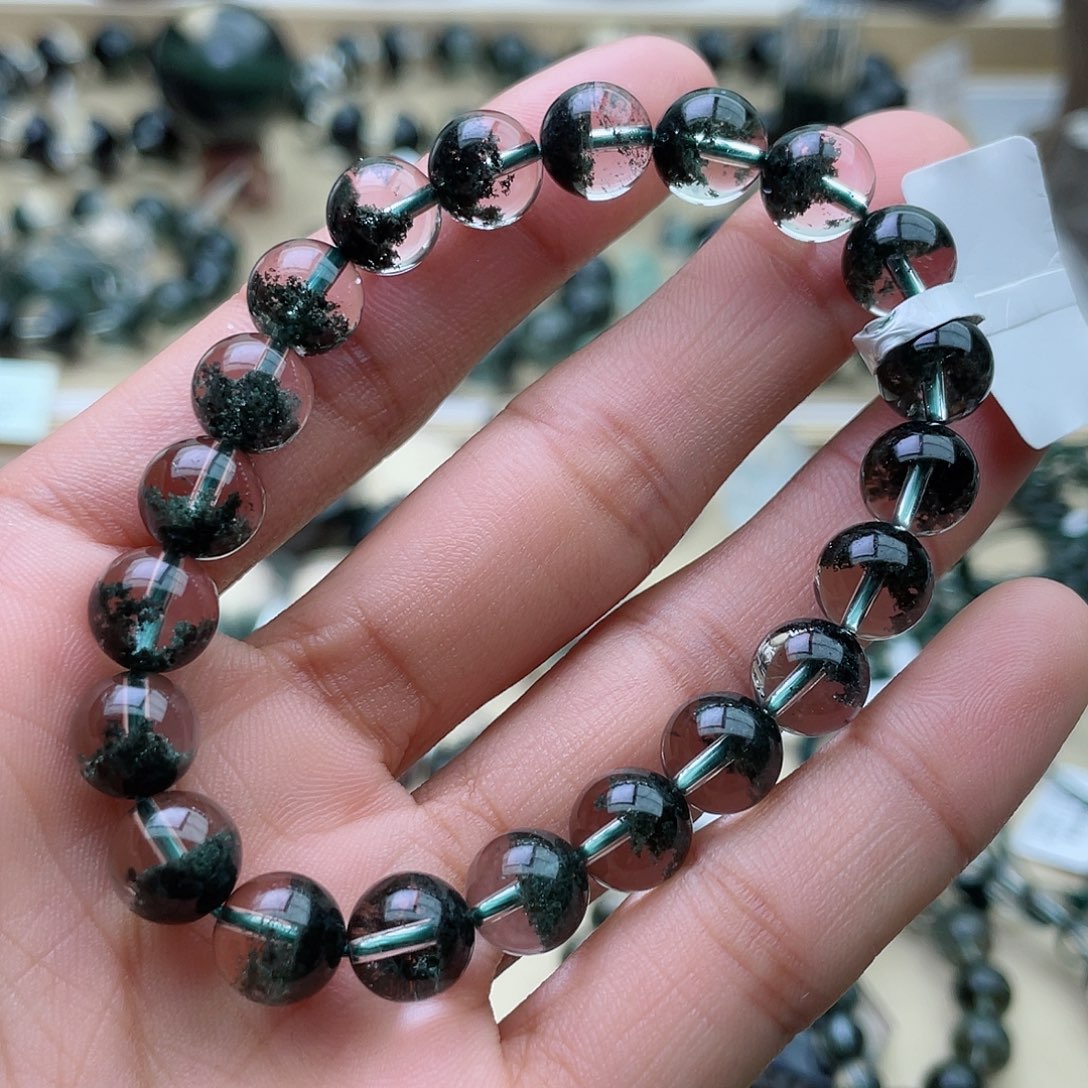 水晶手链未镶嵌绿幽灵9米