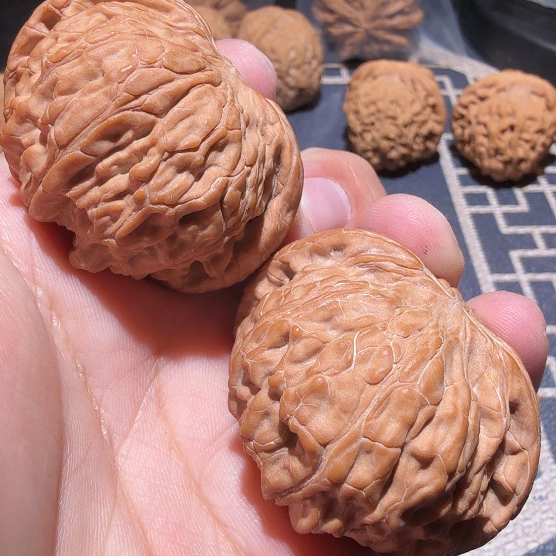 文玩核桃吊坠。****。磨盘