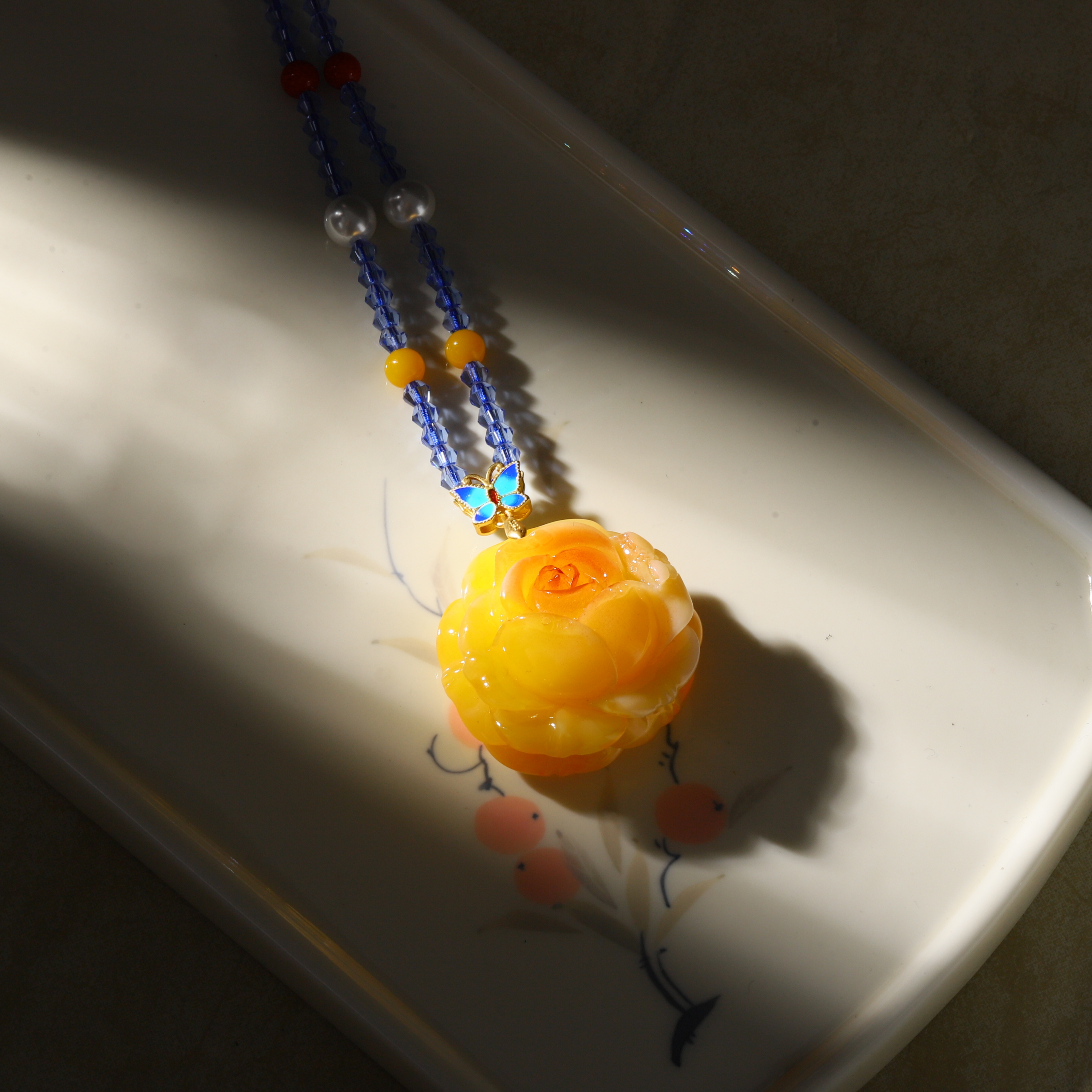 【慧慧珠宝】满蜡花项链ZX1764S