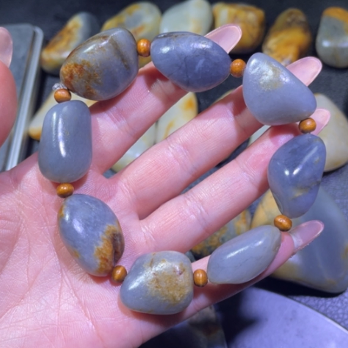 【闪购商品】和田玉颈饰未镶嵌蚂**肉