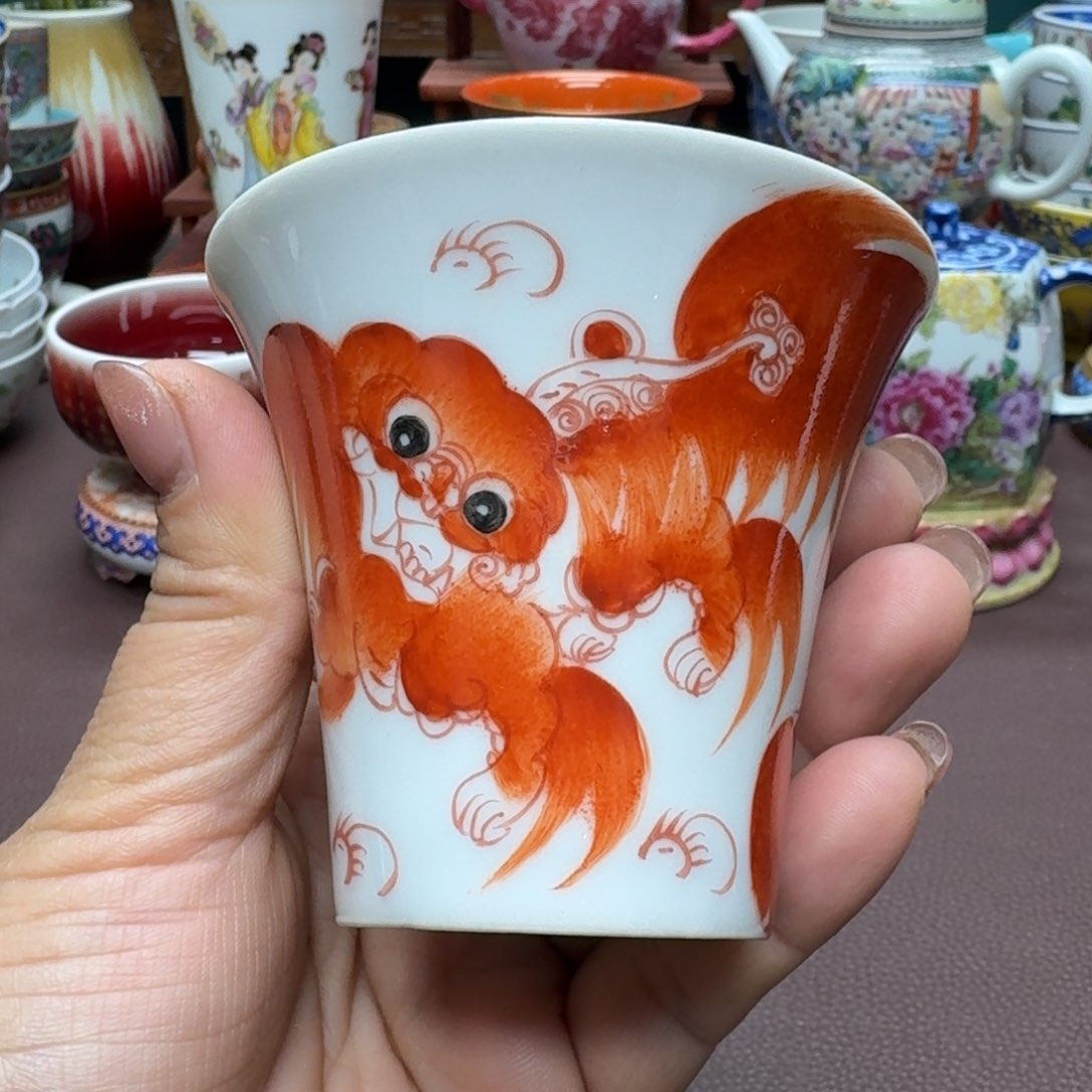 瓷片景德镇仿古手工制作精品展示